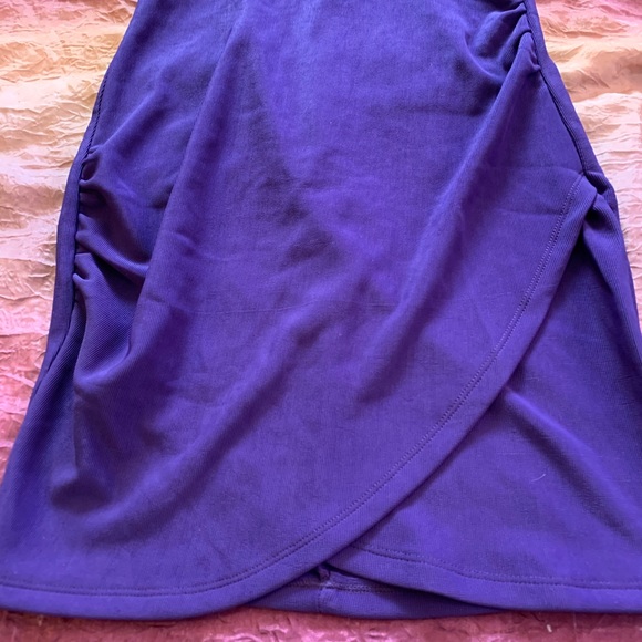 New RolyPoly Purple V-Neck Stretchy Boutique Dress - Picture 2 of 5
